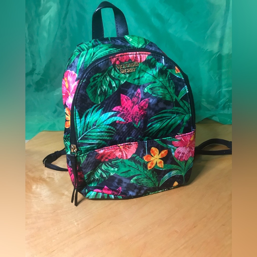 Victoria’s Secret Women’s Mini Backpack Purse Tropical Jetsetter